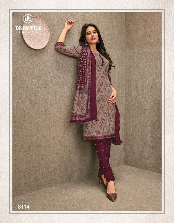 Deeptex Miss India Vol 81 Printed Cotton Dress Material